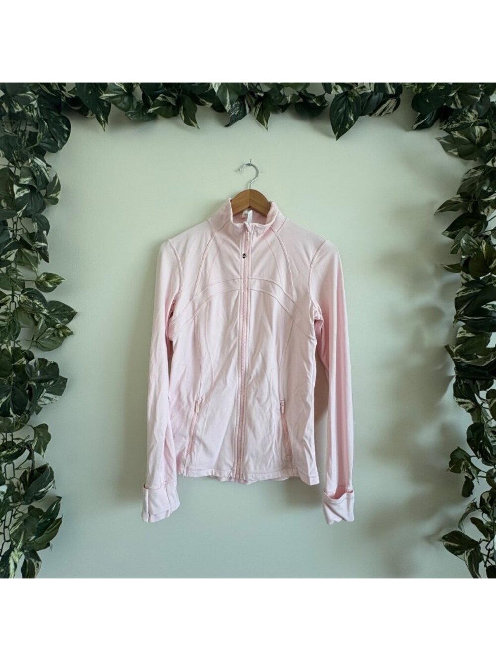 Lululemon Athletic Define Full Zip Jacket Nulu Strawberry Milkshake Size 10